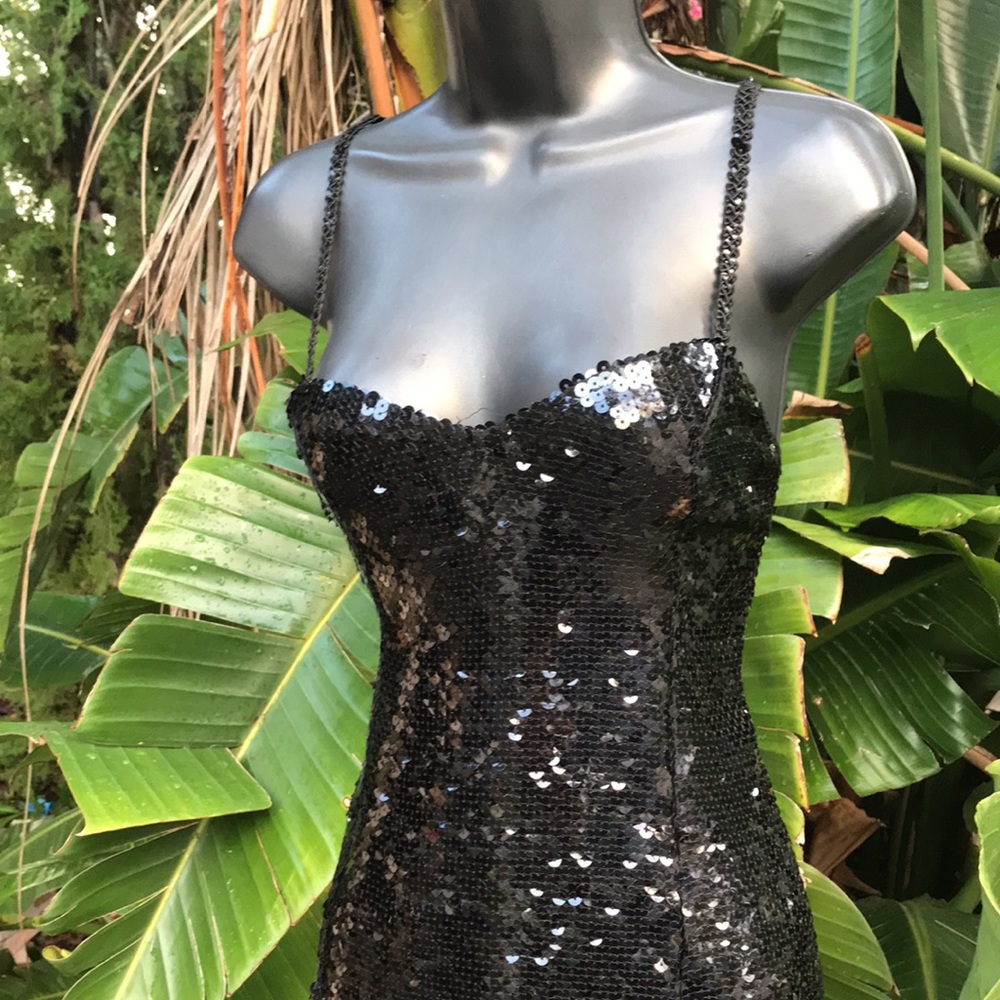Vintage Datiani sequin slipdress - Picture 3 of 14